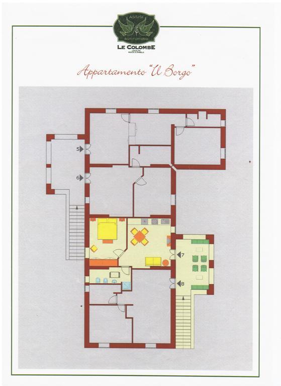 Agriturismo Le Colombe Assisi Phòng bức ảnh