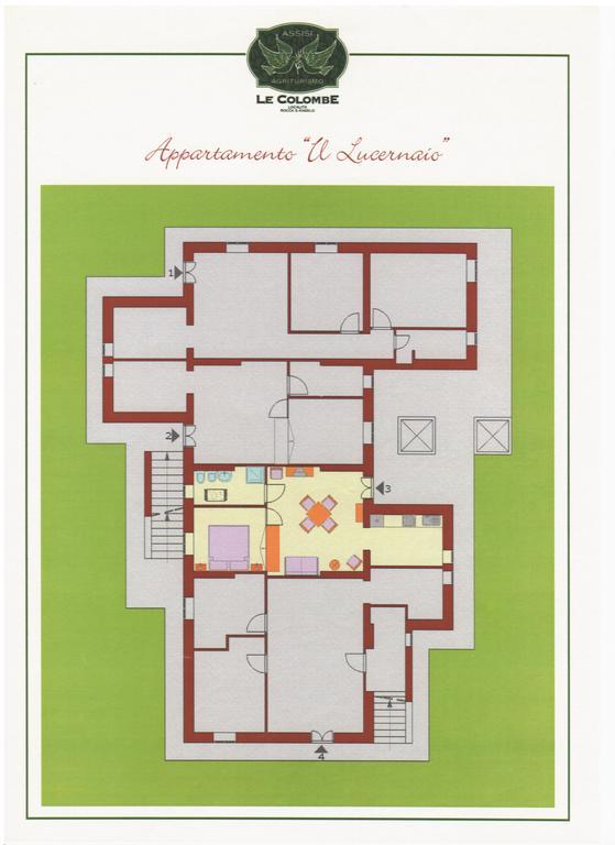 Agriturismo Le Colombe Assisi Phòng bức ảnh